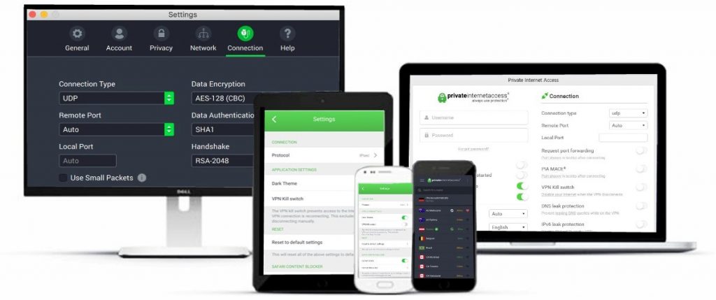 Private Internet Access devices